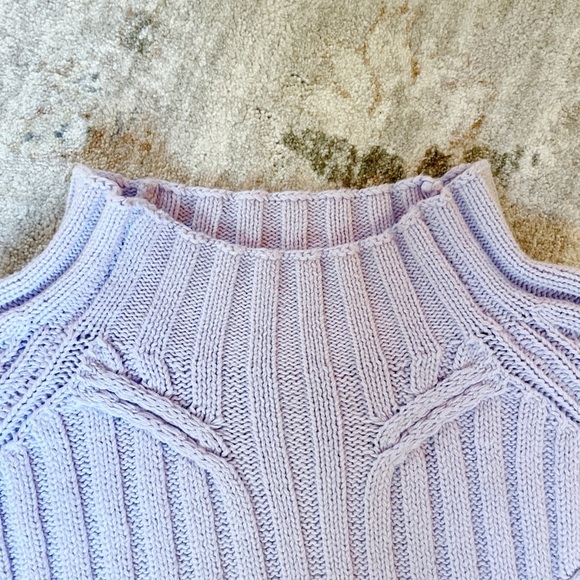 Wild fox silver and purple dipped sweater medium m - Picture 4 of 6
